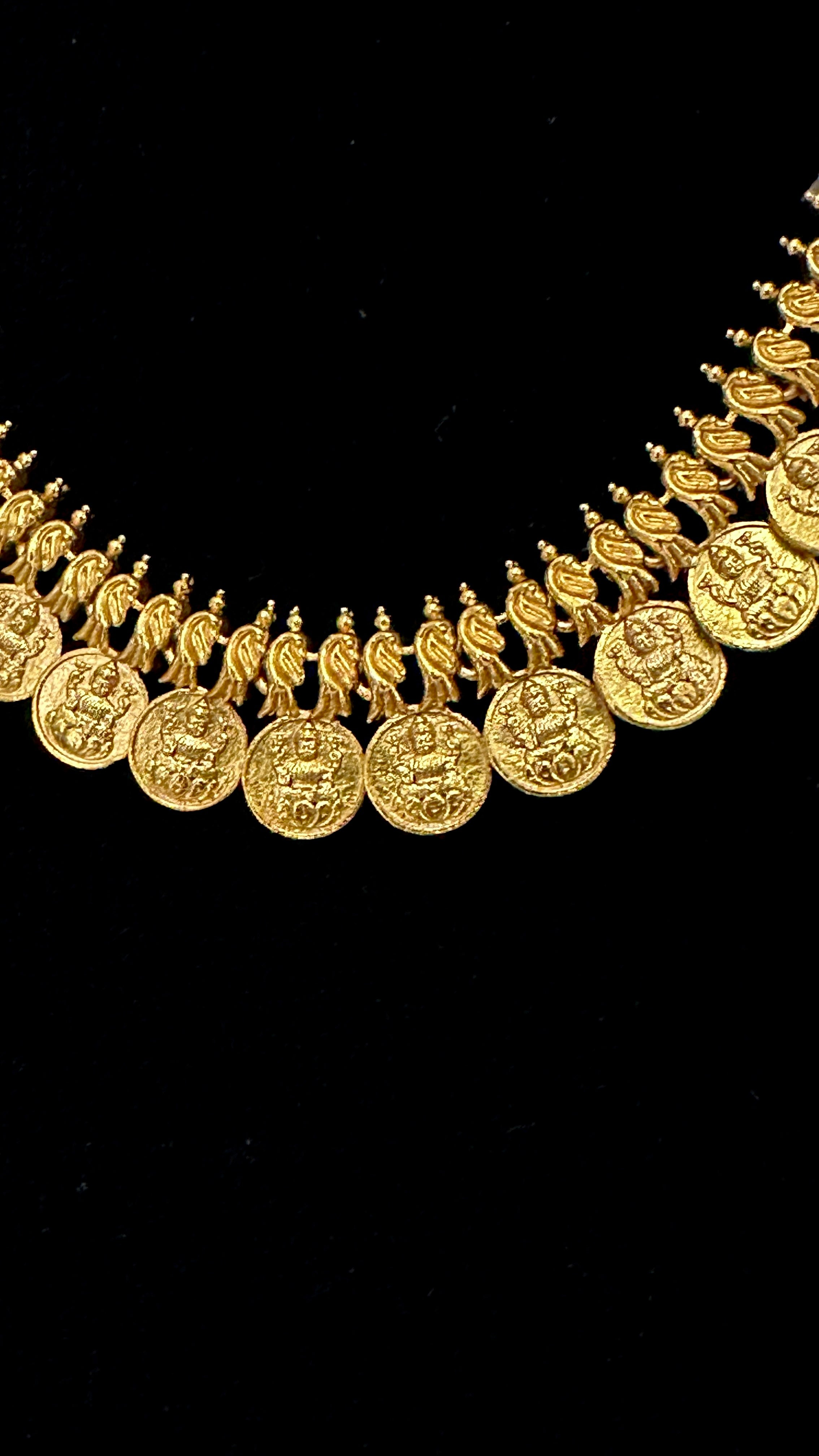 Traditional Gold Look Alike Coin Neckpiece Set